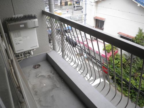大成マンション バルコニーもゆったり。